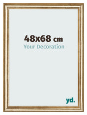 Cornice 48x68cm Oro Antico MDF Lazio Davanti Dimensione | Yourdecoration.it