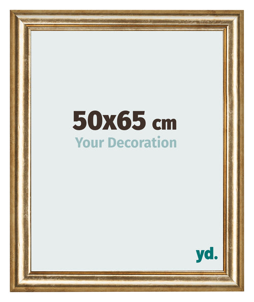 Cornice 50x65cm Oro Antico MDF Lazio Davanti Dimensione | Yourdecoration.it