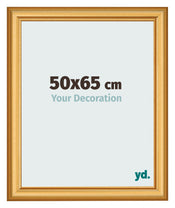 Cornice 50x65cm Oro Opaco MDF Lazio Davanti Dimensione | Yourdecoration.it