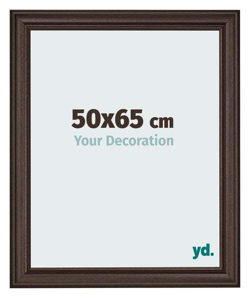 Cornice 50x65cm Quercia Scura MDF Lazio Davanti Dimensione | Yourdecoration.it