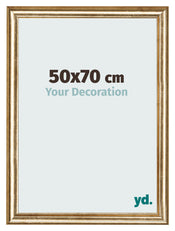 Cornice 50x70cm Oro Antico MDF Lazio Davanti Dimensione | Yourdecoration.it