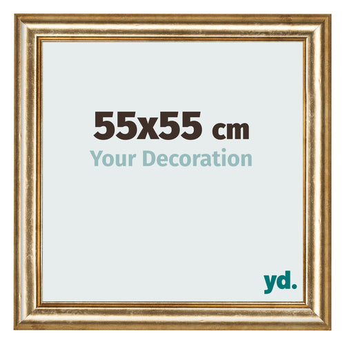 Cornice 55x55cm Oro Antico MDF Lazio Davanti Dimensione | Yourdecoration.it