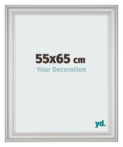 Cornice 55x65cm Argento Opaco MDF Lazio Davanti Dimensione | Yourdecoration.it