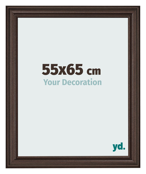 Cornice 55x65cm Quercia Scura MDF Lazio Davanti Dimensione | Yourdecoration.it