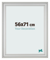 Cornice 56x71cm Argento Opaco MDF Lazio Davanti Dimensione | Yourdecoration.it
