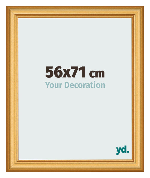 Cornice 56x71cm Oro Opaco MDF Lazio Davanti Dimensione | Yourdecoration.it