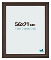 Cornice 56x71cm Quercia Scura MDF Lazio Davanti Dimensione | Yourdecoration.it