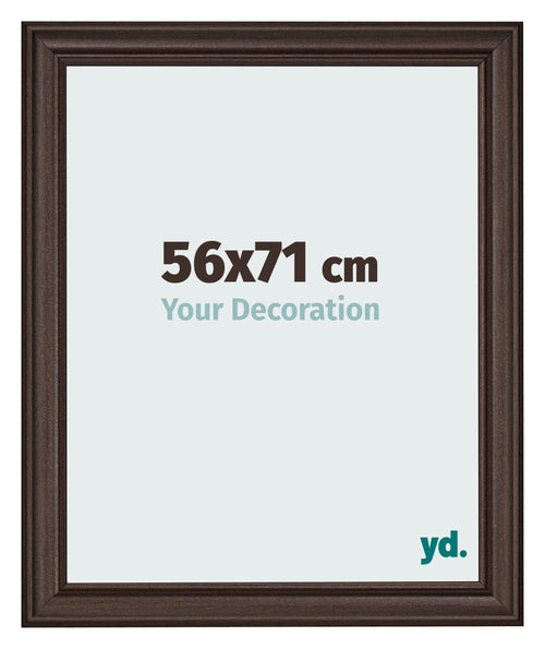 Cornice 56x71cm Quercia Scura MDF Lazio Davanti Dimensione | Yourdecoration.it