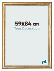 Cornice 59x84cm Oro Antico MDF Lazio Davanti Dimensione | Yourdecoration.it