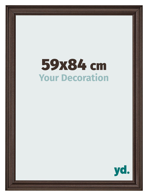 Cornice 59x84cm Quercia Scura MDF Lazio Davanti Dimensione | Yourdecoration.it