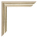 Cornice 60x60cm Lucentezza Metallica MDF Lazio Dettaglio Angolo | Yourdecoration.it
