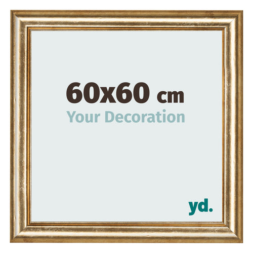 Cornice 60x60cm Oro Antico MDF Lazio Davanti Dimensione | Yourdecoration.it
