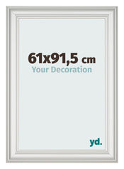 Cornice 61x91 5cm Bianco Spazzato MDF Lazio Davanti Dimensione | Yourdecoration.it
