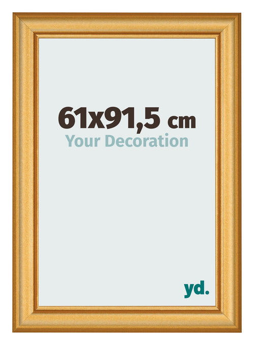 Cornice 61x91 5cm Oro Opaco MDF Lazio Davanti Dimensione | Yourdecoration.it