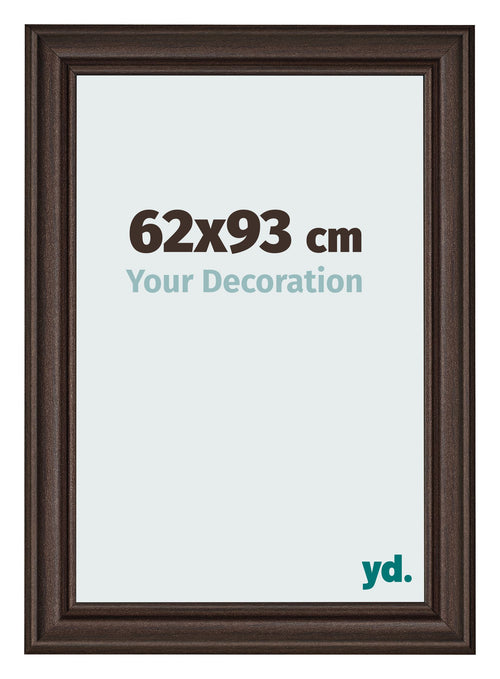 Cornice 62x93cm Quercia Scura MDF Lazio Davanti Dimensione | Yourdecoration.it