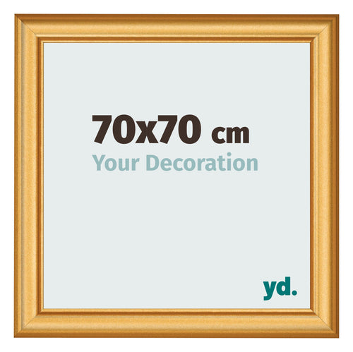 Cornice 70x70cm Oro Opaco MDF Lazio Davanti Dimensione | Yourdecoration.it