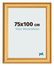 Cornice 75x100cm Oro Opaco MDF Lazio Davanti Dimensione | Yourdecoration.it