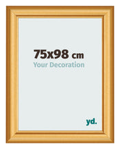 Cornice 75x98cm Oro Opaco MDF Lazio Davanti Dimensione | Yourdecoration.it