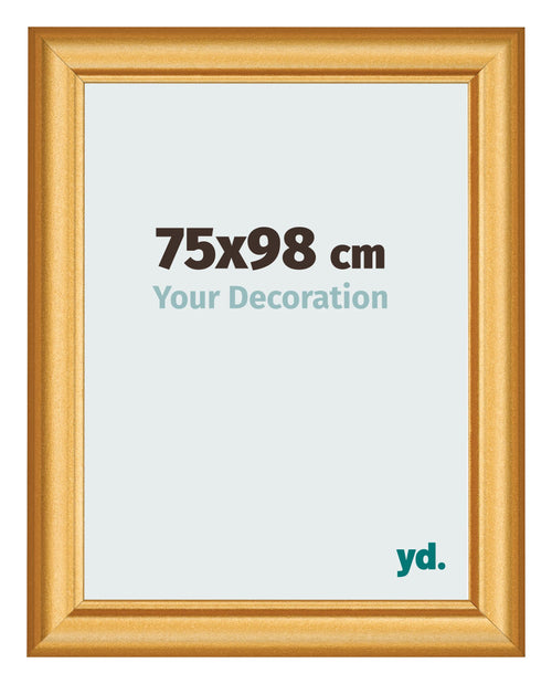 Cornice 75x98cm Oro Opaco MDF Lazio Davanti Dimensione | Yourdecoration.it