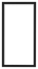 Virginia Alluminio Cornice 40x80cm Nero Davanti | Yourdecoration.it