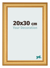 Cornice 20x30cm Oro Opaco MDF Lazio Davanti Dimensione | Yourdecoration.it