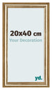 Cornice 20x40cm Oro Antico MDF Lazio Davanti Dimensione | Yourdecoration.it