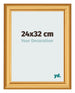 Cornice 24x32cm Oro Opaco MDF Lazio Davanti Dimensione | Yourdecoration.it