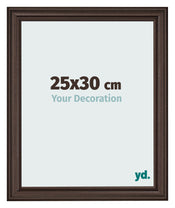 Cornice 25x30cm Quercia Scura MDF Lazio Davanti Dimensione | Yourdecoration.it