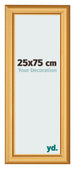 Cornice 25x75cm Oro Opaco MDF Lazio Davanti Dimensione | Yourdecoration.it