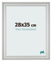 Cornice 28x35cm Argento Opaco MDF Lazio Davanti Dimensione | Yourdecoration.it