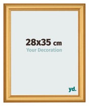 Cornice 28x35cm Oro Opaco MDF Lazio Davanti Dimensione | Yourdecoration.it