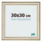 Cornice 30x30cm Lucentezza Metallica MDF Lazio Davanti Dimensione | Yourdecoration.it