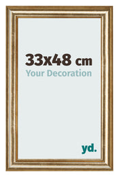 Cornice 33x48cm Oro Antico MDF Lazio Davanti Dimensione | Yourdecoration.it