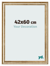Cornice 42x60cm Oro Antico MDF Lazio Davanti Dimensione | Yourdecoration.it