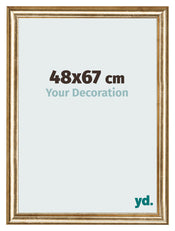 Cornice 48x67cm Oro Antico MDF Lazio Davanti Dimensione | Yourdecoration.it