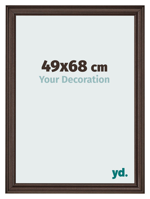 Cornice 49x68cm Quercia Scura MDF Lazio Davanti Dimensione | Yourdecoration.it