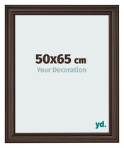 Cornice 50x65cm Quercia Scura MDF Lazio Davanti Dimensione | Yourdecoration.it