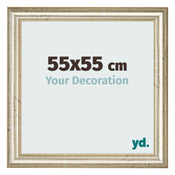 Cornice 55x55cm Lucentezza Metallica MDF Lazio Davanti Dimensione | Yourdecoration.it