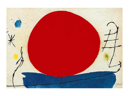 Joan miro senzo titolo 1967 stampa artistica 80x60cm | Yourdecoration.it