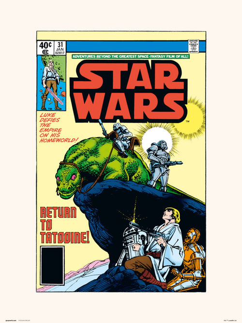 grupo erik star wars 31 return to tatooine stampa artistica 30x40cm | Yourdecoration.it