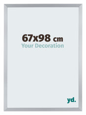 Catania MDF Cornice 67x98cm Argento Davanti Dimensione | Yourdecoration.it