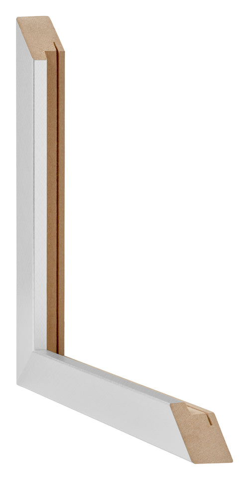 Catania MDF Cornice 67x98cm Argento Dettaglio Intersezione | Yourdecoration.it