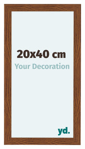 Como MDF Cornice 20x40cm Quercia Rustico Davanti Dimensione | Yourdecoration.it