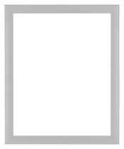 Como MDF Cornice 24x30cm Bianco Opaco Davanti | Yourdecoration.it