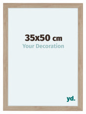 Como MDF Cornice 35x50cm Quercia Chiaro Davanti Dimensione | Yourdecoration.it