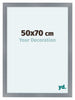 Como MDF Cornice 50x70cm Alluminio Spazzolato Davanti Dimensione | Yourdecoration.it