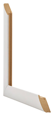 Como MDF Cornice 75x100cm Bianco Grana Di Legno Intersezione | Yourdecoration.it