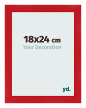 Cornice 18x24cm Rosso MDF Pisa Davanti Dimensione | Yourdecoration.it