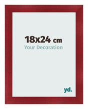 Cornice 18x24cm Vino Rosso Spazzato MDF Pisa Davanti Dimensione | Yourdecoration.it