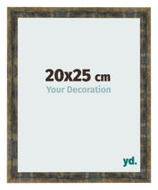 Cornice 20x25cm Blu Oro Fondente MDF Pisa Davanti Dimensione | Yourdecoration.it